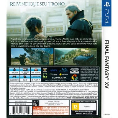 Final Fantasy Xv - Ps4