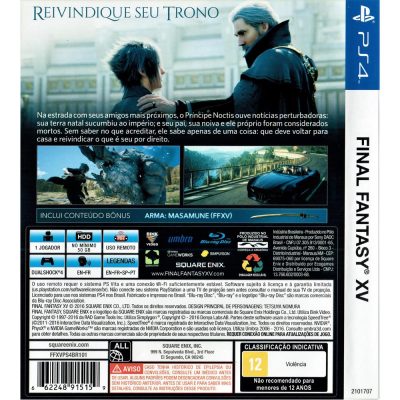 Final Fantasy Xv - Ps4