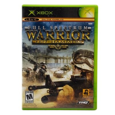 Full Spectrum Warrior Ten Hammers - Xbox Clássico