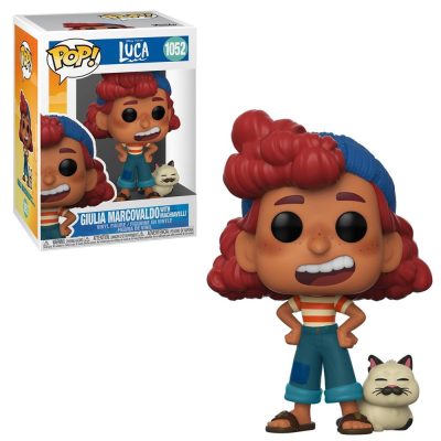 Funko Pop Disney Pixar - Luca Giulia Marcovaldo 1052 (With Machiavelli)