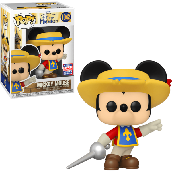 Funko Pop Disney - The Three Musketeers Mickey Mouse 1042 (2021 Summer Convention Limited Edition)