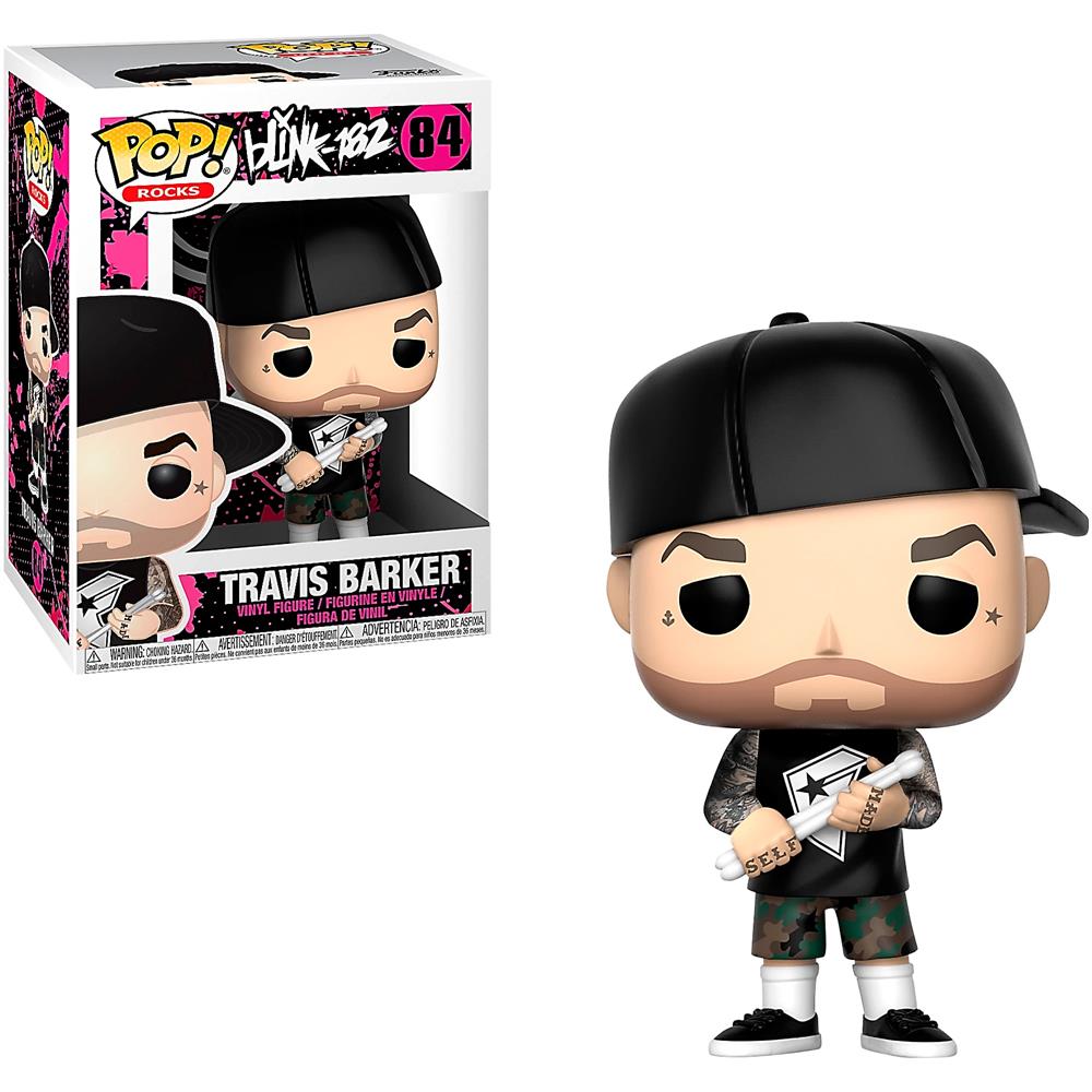 Funko Pop Rocks – Blink 182 Travis Barker 84 (Vaulted) #1 Funko Pop Rocks - Blink 182 Travis Barker 84 (Vaulted) #1