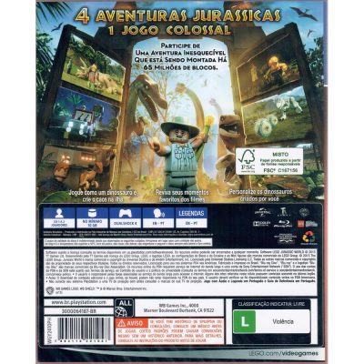 Lego Jurassic World - Ps4 (Playstation Hits)
