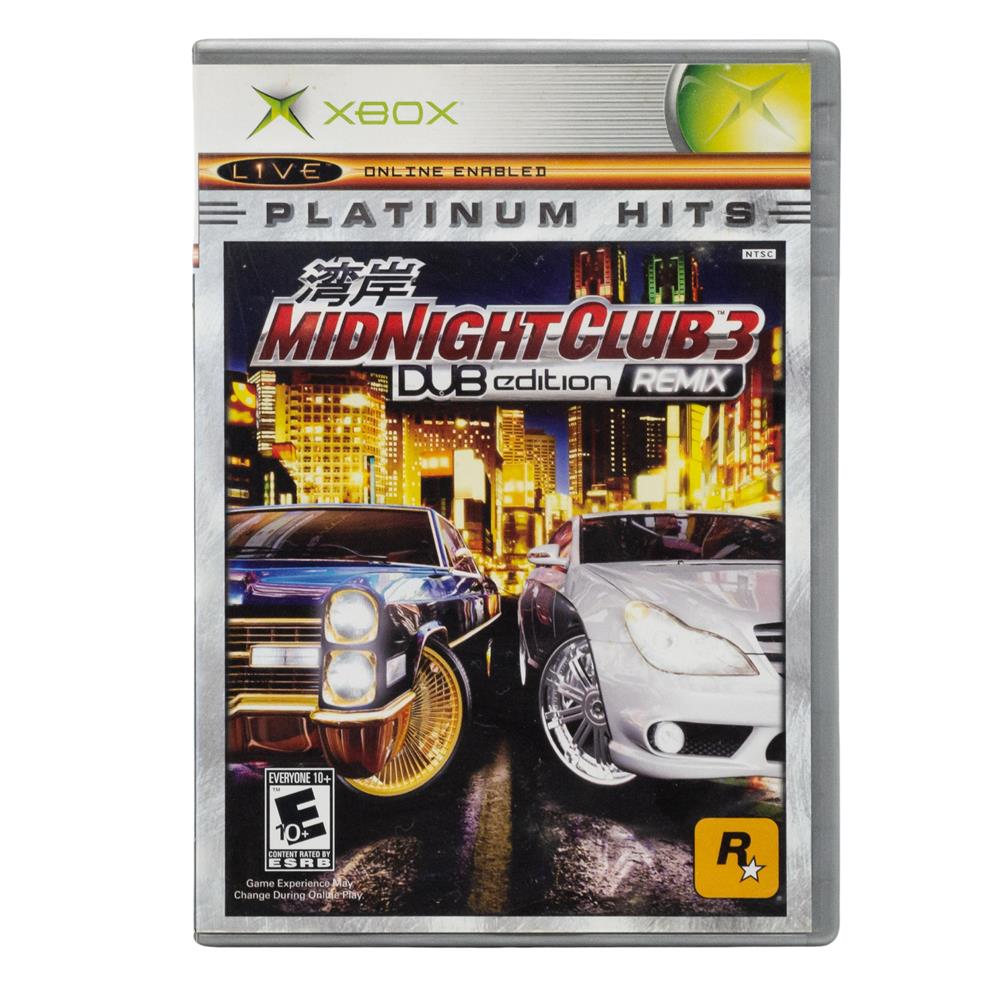 Midnight Club 3 Dub Edition Remix Platinum - Xbox Clássico (Com Detalhe) -  Arena Games - Loja Geek