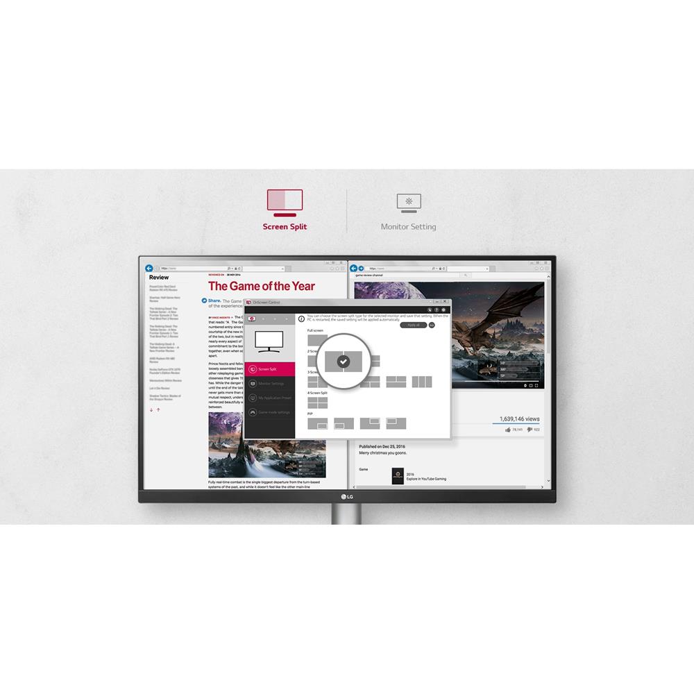 Monitor Lg 24'' Led Ips Full Hd 75Hz Freesync- 24Mk430h (Exposição)