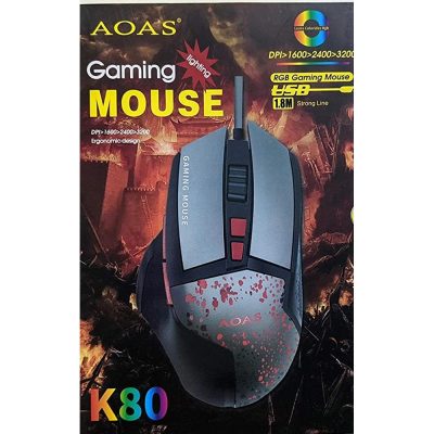 Mouse Gamer Aoas K80