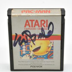Pac-Man - Atari 2600 (Polivox) (Autografado Nolan Bushnell)