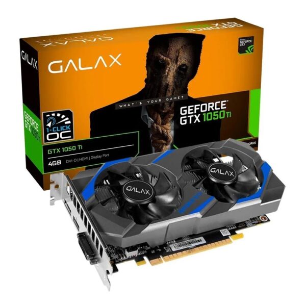 Placa De Video Nvidia Geforce 1050 Ti 4Gb Gddr5 - Galax 1-Click-Oc