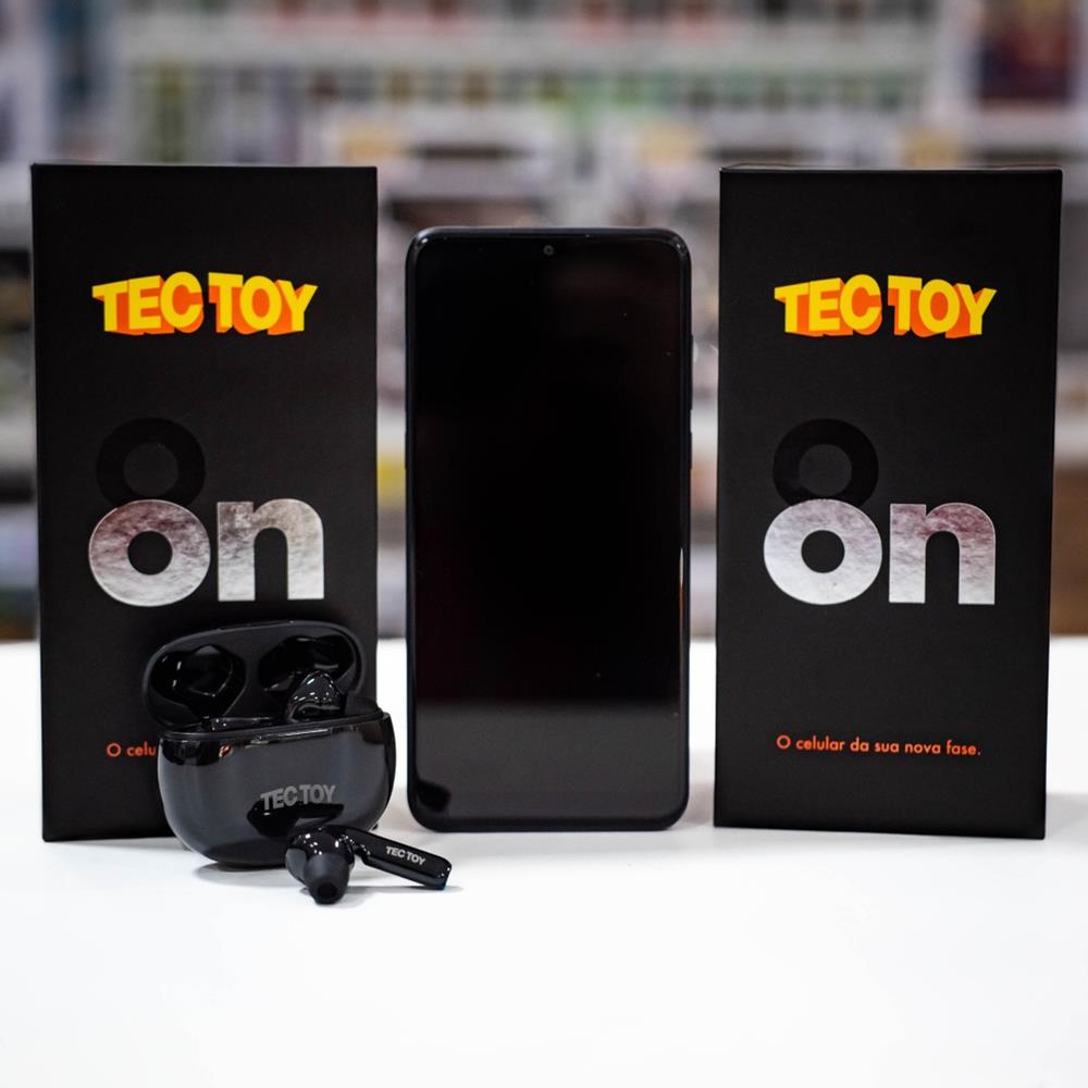 Smartphone Tectoy On, 128Gb, 4Gb Ram, Tela 6,22", Câmera Tripla 48Mp+5Mp+2Mp + Selfie 8Mp + Fone Bluetooth