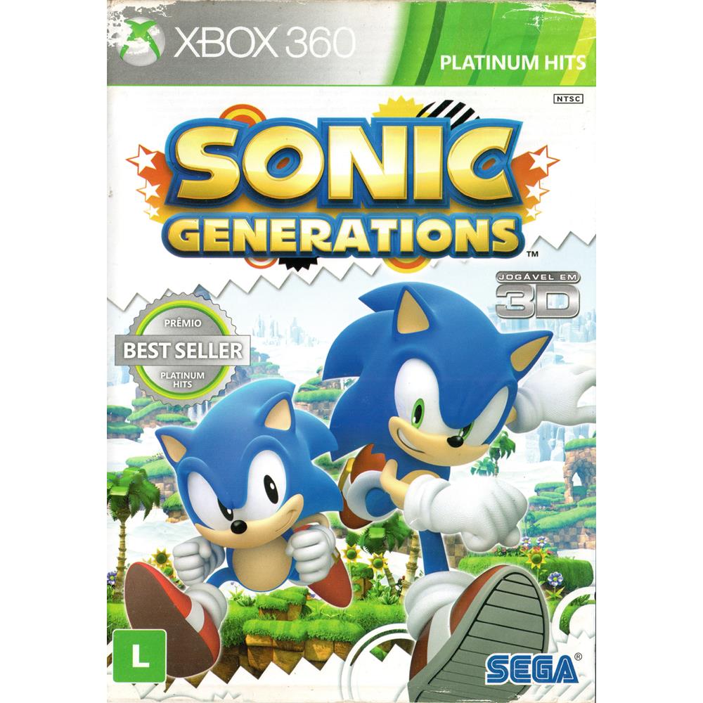 Sonic Generations - Xbox 360 #1 (Com Detalhe) - Arena Games - Loja Geek