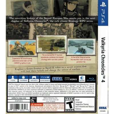 Valkyria Chronicles 4 - Ps4