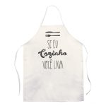 Avental - Eu Cozinho Você Lava
