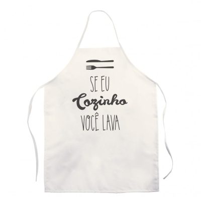 Avental - Eu Cozinho Você Lava