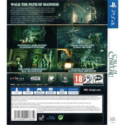 Call Of Cthulhu - Ps4