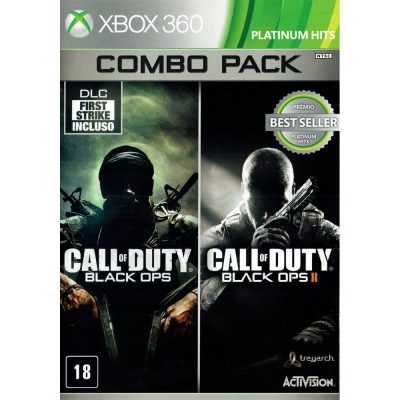 Combo Pack Call Of Duty Black Ops 1 E 2 - Xbox 360 (Platinum Hits)