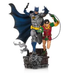 Dc Comics Batman E Robin - Art Scale 1/10 Ivan Reis Iron Studios