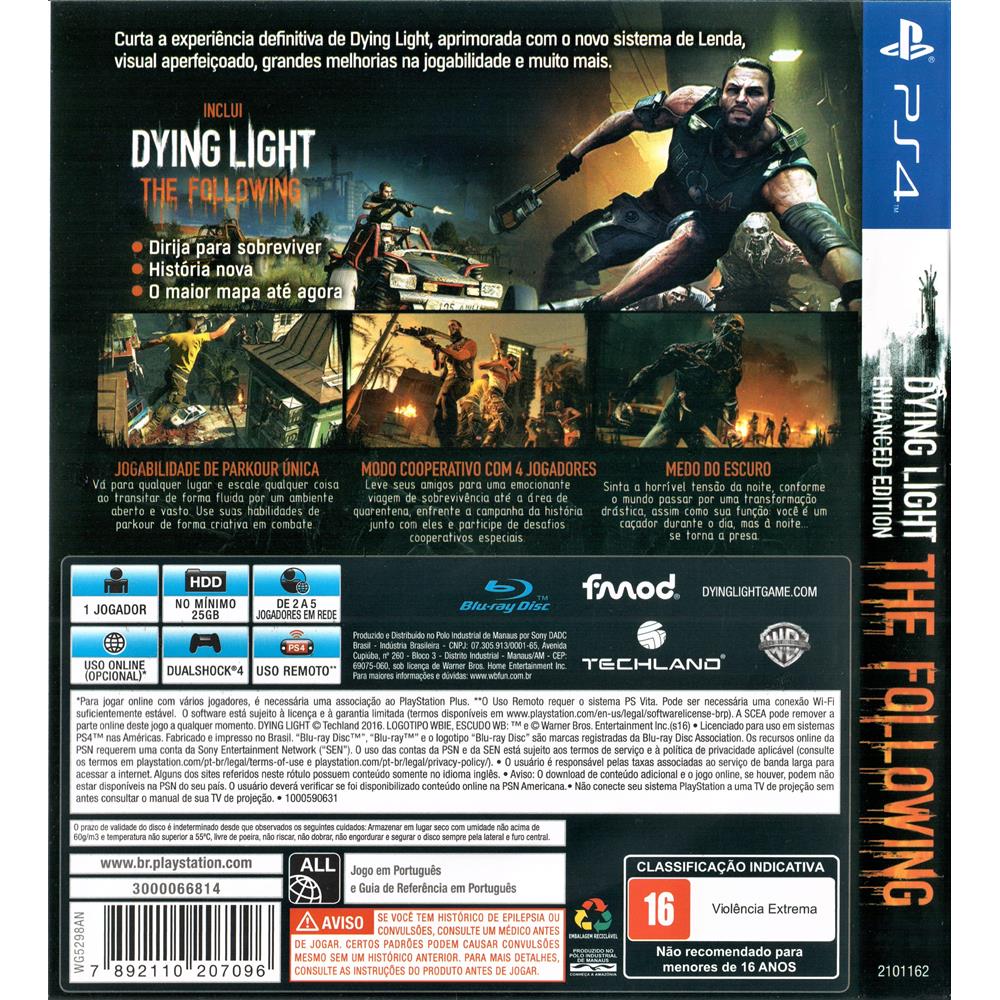 Dying Light The Following Enhanced Edition PS4 PlayStation Hits