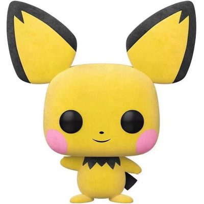 Funko Pop Games - Pokemon Pichu 579 (Flocked) (2021 Wondrous Convention Limited Edition