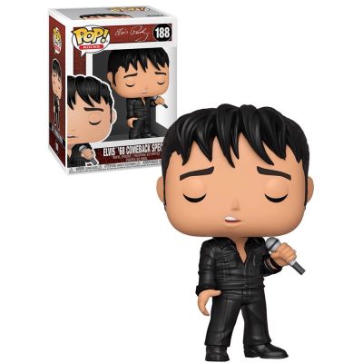 Funko Pop Rocks - Elvis 68 Comeback Special 188