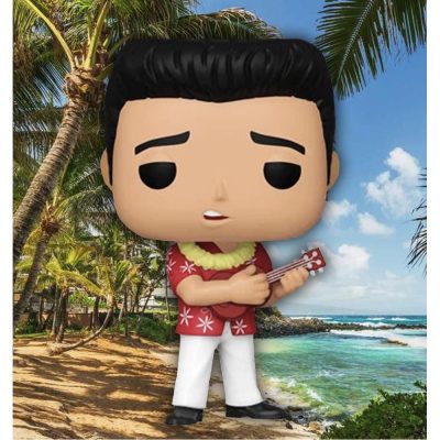 Funko Pop Rocks - Elvis Blue Hawaii 187 (Novo)