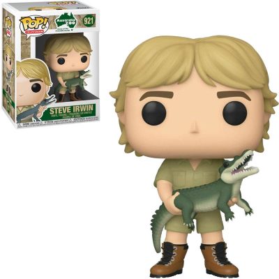 Funko Pop Television - Australia Zoo Steve Irwin 921 (Com Crocodilo)
