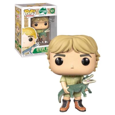 Funko Pop Television - Australia Zoo Steve Irwin 921 (Com Crocodilo)
