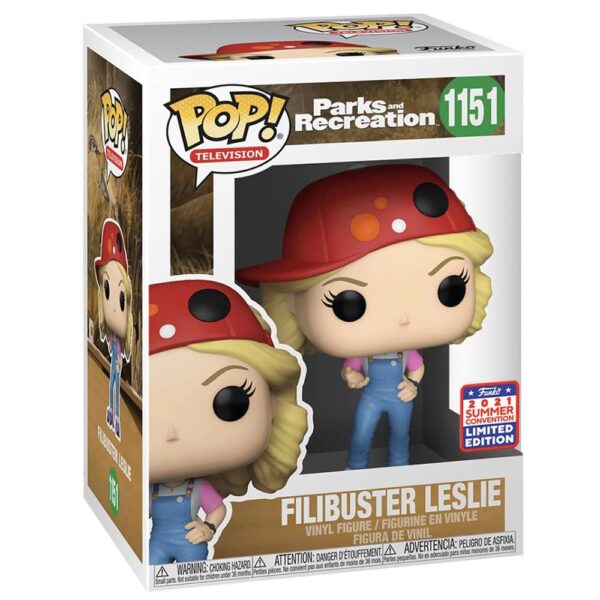 Funko Pop Television - Parks And Recreation Filibuster Leslie 1151 (2021 Summer Convention Limited Edition)