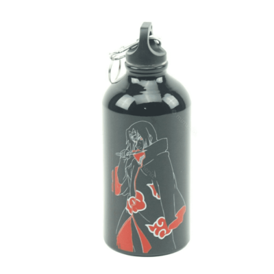 Garrafa Aluminio 500Ml C/Mosquetao - Itachi Akatsuki (Sem Caixa)
