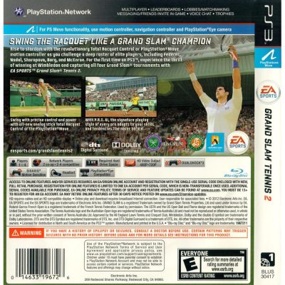 Grand Slam Tennis 2 - Ps3
