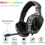 Headset K20 Onikuma (Preto Camuflado)