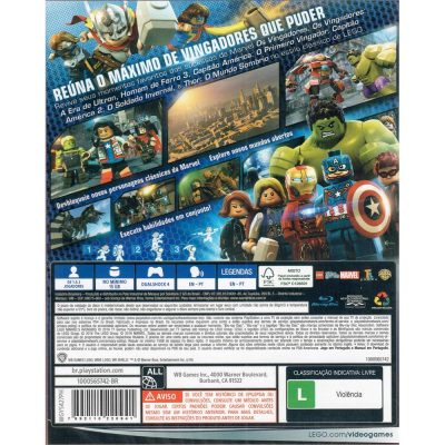 Lego Marvel Vingadores - Ps4 (Playstation Hits)