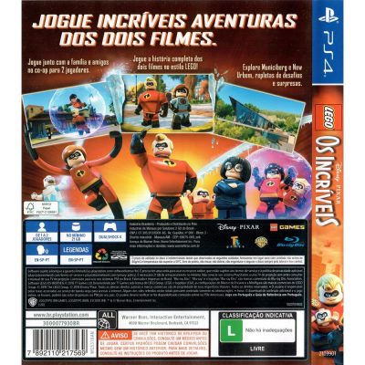 Lego Os IncrÃveis - Ps4