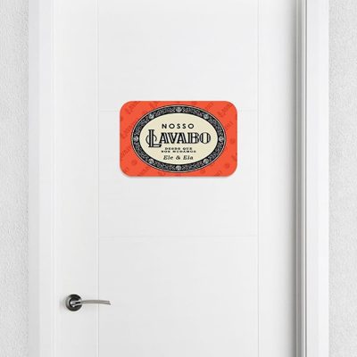 Placa Decorativa (15X23,5) - Nosso Lavabo