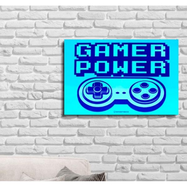 Placa Decorativa (20X26) - Gamer Power