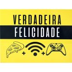 Placa Decorativa (20X26) - Verdadeira Felicidade