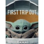 Placa Decorativa (26X20) - Baby Yoda