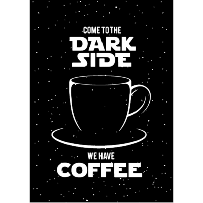 Placa Decorativa (26X20) - Come To The Dark Side