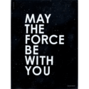 Placa Decorativa (26X20) - May The Force Be With You