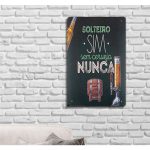 Placa Decorativa (30X20) – Solteiro Sim Placa Decorativa (30X20) - Solteiro Sim