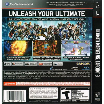 Ultimate Marvel Vs Capcom 3 - Ps3