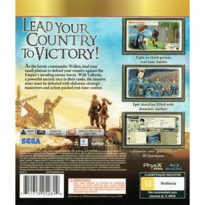 Valkyria Chronicles - Ps3 (Favoritos)