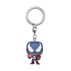 Chaveiro Funko Pocket Pop Keychain - Marvel Venomized Capitain America