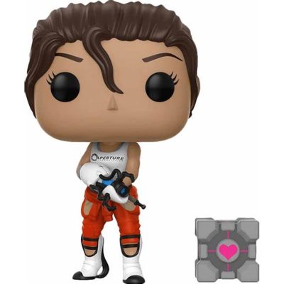 Funko Pop Games - Portal 2 Chell 243 (With Portal Gun) (Vaulted)