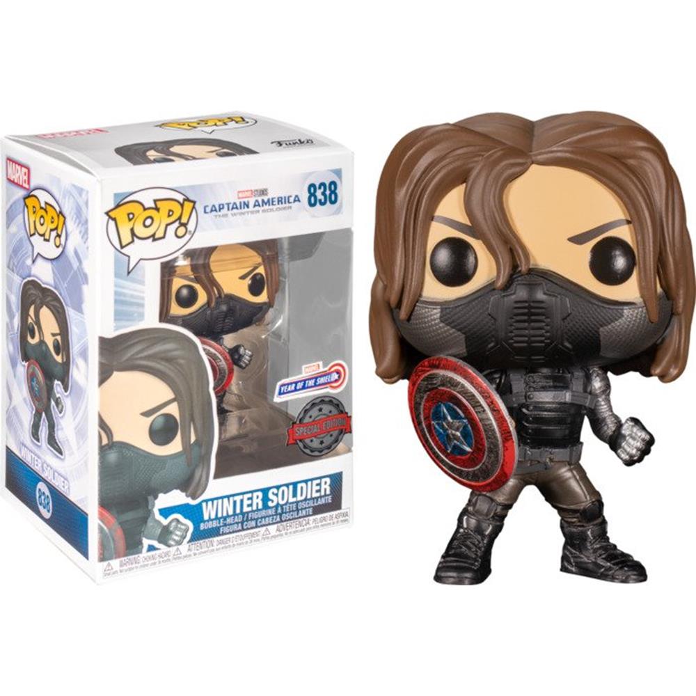Funko Pop Marvel – Captain America The Winter Soldier 838 (Special Edition) (Year Of The Shield) Funko Pop Marvel - Captain America The Winter Soldier 838 (Special Edition) (Year Of The Shield)