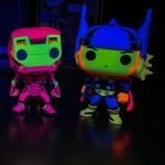 Funko Pop Marvel - Captain America / Iron Man / Thor / Doctor Strange (Blacklight) (4 Pack)