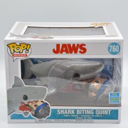 Funko Pop Movies - Jaws Shark Biting Quint 760 (Exclusive 2019 Summer Convention) (Sized) #2