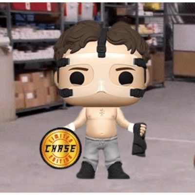 Funko Pop Television - The Office Dwight Schrute 1103 (Basketball) (Chase) (Shirtless) (Special Edition)