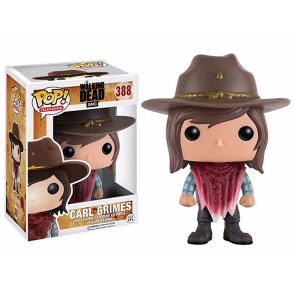 Funko Pop Television - The Walking Dead Carl Grimes 388 (Poncho Bloody)