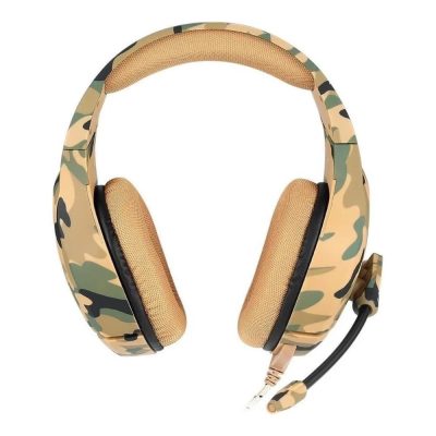 Headset K18 Onikuma (Amarelo Camuflado)