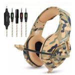 Headset K18 Onikuma (Amarelo Camuflado) Headset K18 Onikuma (Amarelo Camuflado)